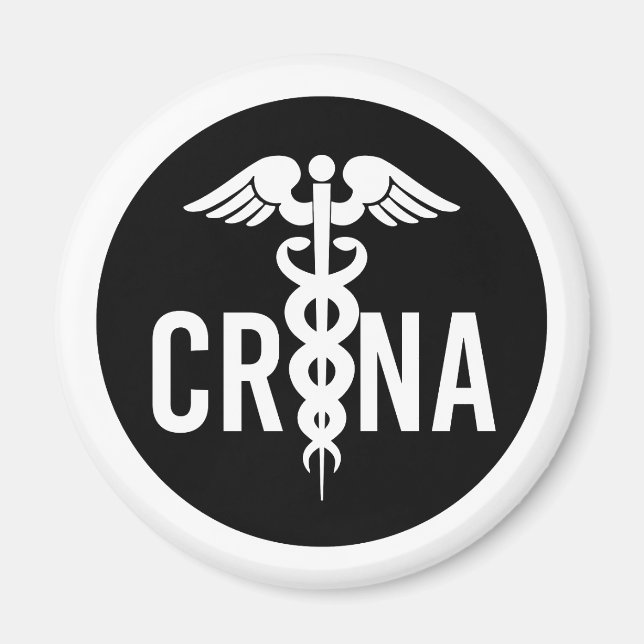 Aimant Cadeau anesthésiste certifié CRNA (Devant)