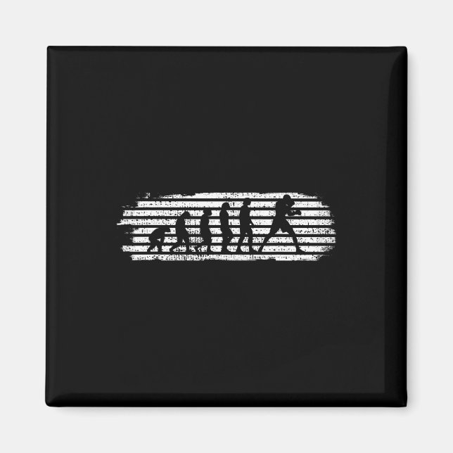 Aimant Cadeau Club de Boxe Boxeur Combat  (Devant)