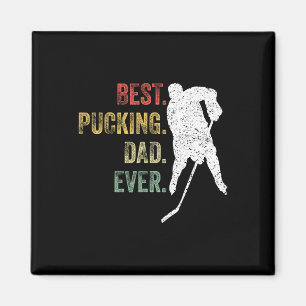 Aimant Cadeau cool pour papa hockey Drôle Meilleur papa p