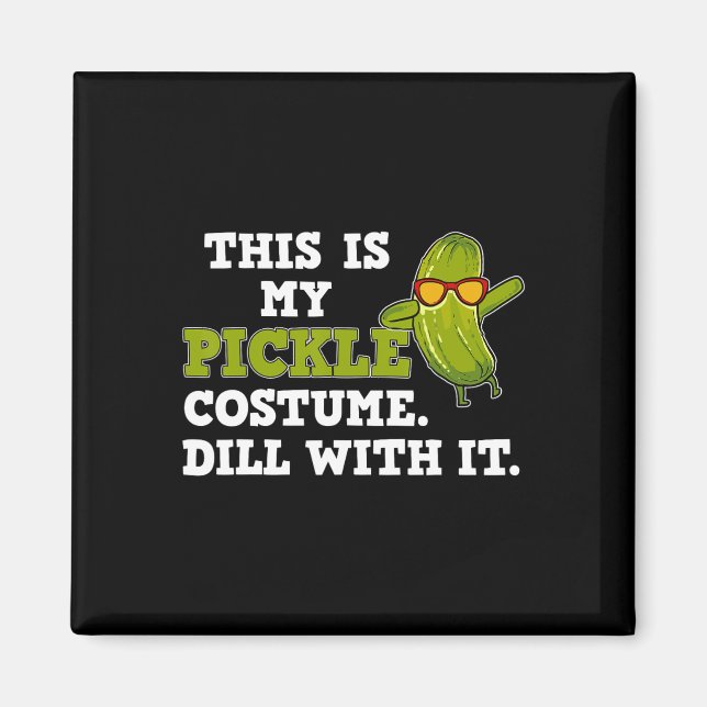 Aimant Cadeau Costume Pickle (Devant)