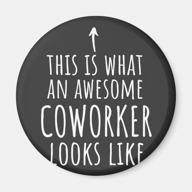 Aimant Cadeau Coworker, Mug Coworker, Super Coworker (Devant)