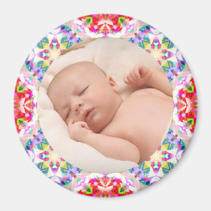 Aimant Cadeau d’été Bébé Fille Grand-Parent Photo Cadeau