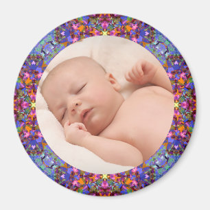 Aimant Cadeau d’hiver Frame Baby Photo cadeau de grand-pa