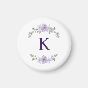 Aimant Cadeau d'aimant initial de demoiselle d'honneur fl