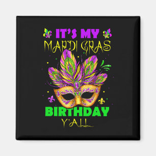 Aimant Cadeau d'anniversaire en masque défilé Costume Par