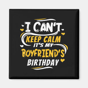 Aimant Cadeau d'anniversaire Je ne peux pas garder le cal