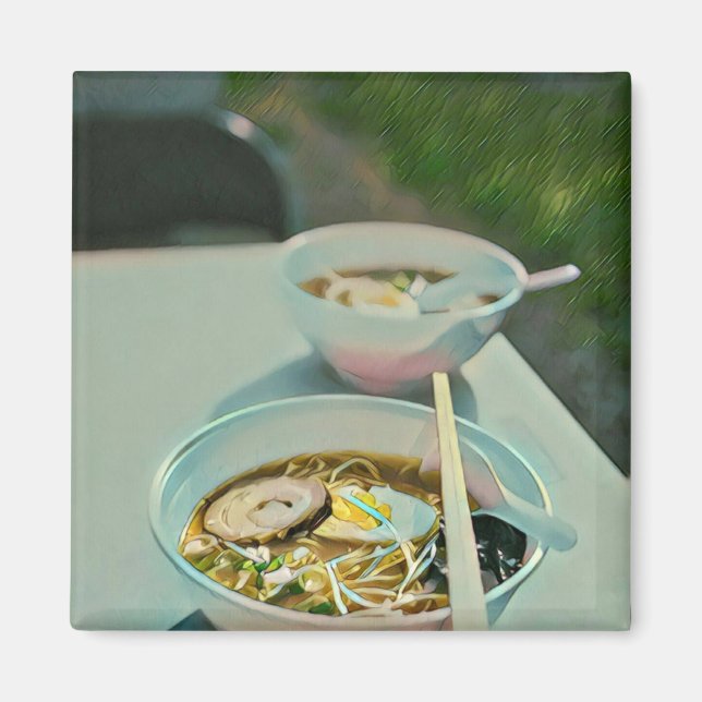 Aimant cadeau d'anniversaire Ramen (Devant)