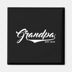 Aimant Cadeau d'annonce de nouveau bébé drôle Grand-père