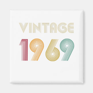 Aimant Cadeau de 50 ans 50e anniversaire Vintage 1969