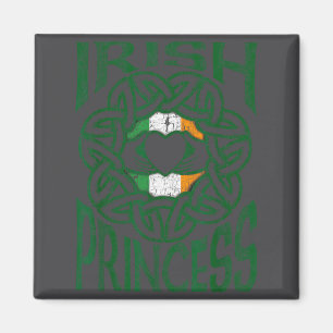 Aimant Cadeau de bague Claddagh à nœud celtique de prince