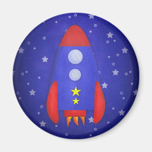 Aimant Cadeau de bateau de Rocket