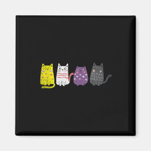 Aimant Cadeau de chat animal mignon Non Pride binaire Age