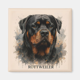 Aimant Cadeau de chien de garde Rottweiler