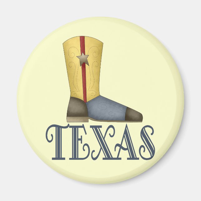 Aimant Cadeau de conception de démarrage Texas (Devant)
