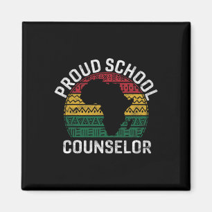Aimant Cadeau de conseiller scolaire fier Fierté Mois de
