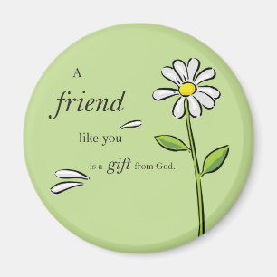 Aimant Cadeau de Dieu, Daisy on Green, Religieux