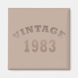 Aimant Cadeau de fête d'anniversaire élégant et vintage n