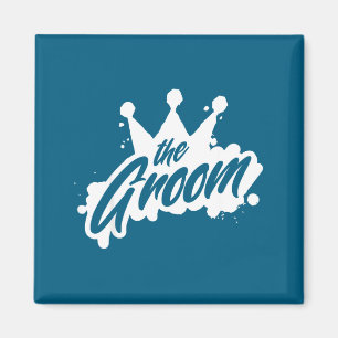 Aimant Cadeau de fête de bachelor douche du roi mariage m