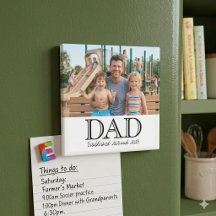 Cadeau de fête des pères minimaliste photo Papa a