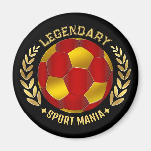 Aimant cadeau de football personnalisé