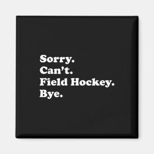 Aimant Cadeau de hockey sur gazon amusant pour hommes fem