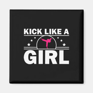 Aimant Cadeau de karaté cool Kickboxing Amateur de karaté