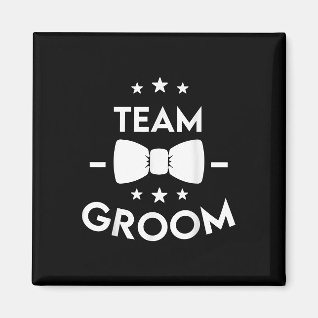 Aimant Cadeau de la fête de mariage de l'équipe (Devant)