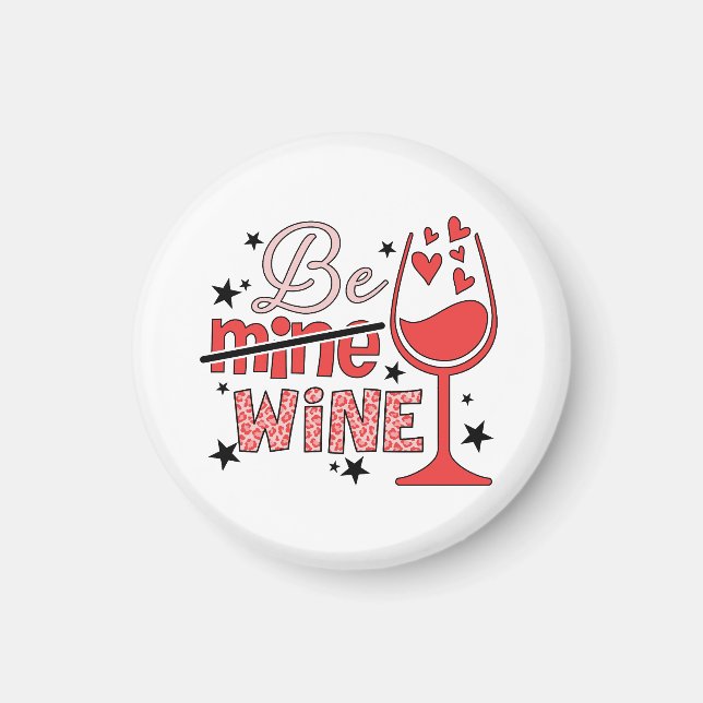 Aimant Cadeau de la Saint-Valentin | Vin Sois Mien (Devant)
