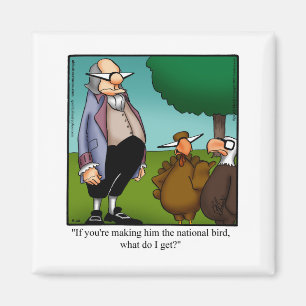 Aimant Cadeau de l'Humour de Thanksgiving