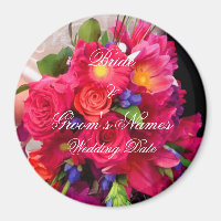 Cadeau de mariage floral rose