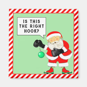 Aimant Cadeau de Noël de boxe pour remplir le bas de Noël