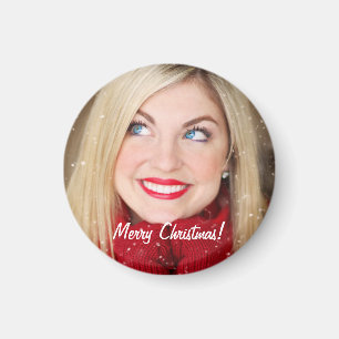 Aimant Cadeau de Noël personnalisé -