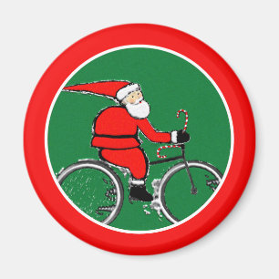 Aimant Cadeau de Noël pour cycliste