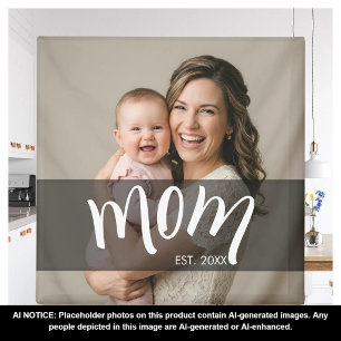 Aimant Cadeau de photo établi pour nouvelle mère