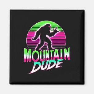 Aimant Cadeau de randonnée Bigfoot Sasquatch mec cool de