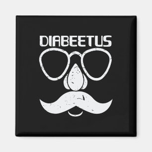 Aimant Cadeau de sensibilisation Diabeetus Beard Diabète