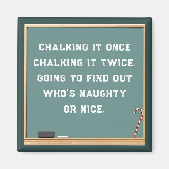 Aimant Cadeau de vacances pour enseignant (Devant)