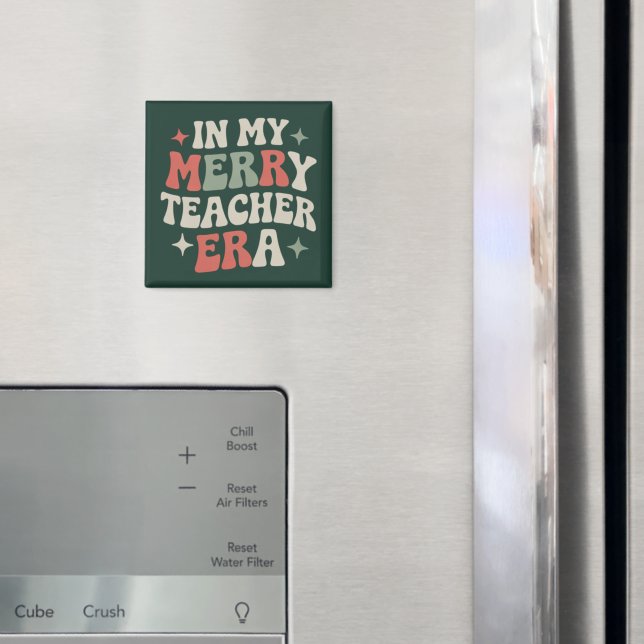 Aimant Cadeau de vie d'enseignant préscolaire à l'ère de  (In situ (réfrigérateur))
