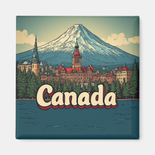 Aimant Cadeau de voyage au Canada pour les explorateurs f