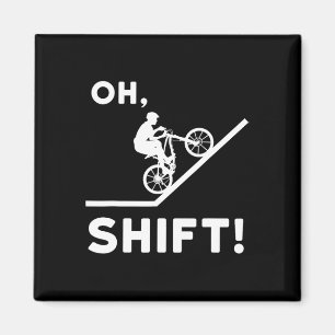 Aimant Cadeau de VTT pour cycliste de montagne - Oh Shift