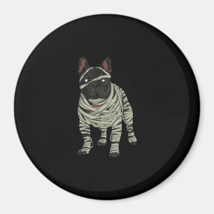 Aimant Cadeau d'Halloween de maman de chien de taureau fr