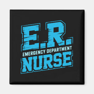 Aimant Cadeau d'infirmière des urgences Urgences Paramédi