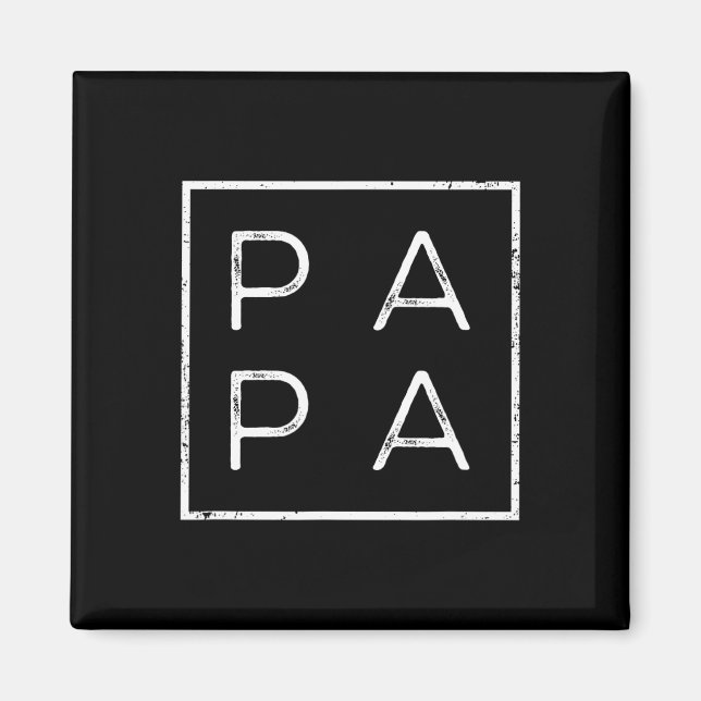 Aimant Cadeau drôle de fête des pères pour papa  (Devant)