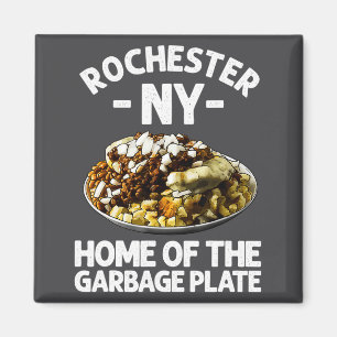 Aimant Cadeau drôle de plaque de déchets de Rochester Ny