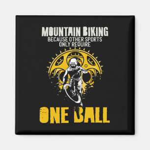 Aimant Cadeau drôle de vélo de montagne pour hommes - Vél