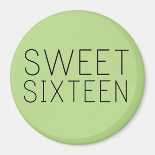 Aimant Cadeau/Faveur sweet sixteen
