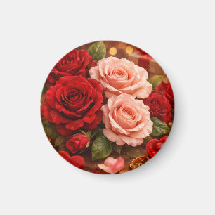 AIMANT CADEAU FLEUR MODERNE COLORÉ POUR FILLE SŒUR MAMAN