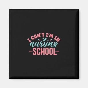 Aimant Cadeau infirmière Je Suis À L'École De Soins Inf