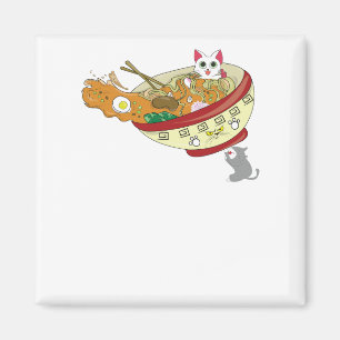 Aimant Cadeau japonais de nouilles de Ramen de chemise de