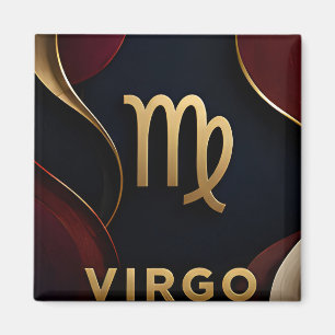Aimant Cadeau Luxueux Zodiaque Vierge Astrologie Céleste